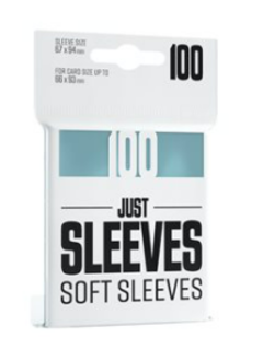 Gamegenic Sleeves: Just Sleeves - Soft Sleeves 67x94mm (100)