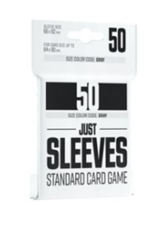 Gamegenic Sleeves: Just Sleeves - Standard Card Game Black 66x92mm (50)