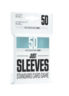 Gamegenic Sleeves: Just Sleeves - Standard Card Game Clear 66x92mm (50)