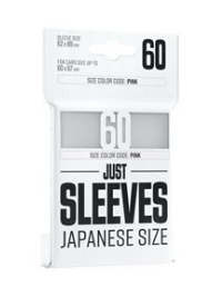 Gamegenic Sleeves: Just Sleeves - Japanese Size White 62x89mm (60)
