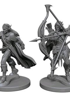 PF Unpainted Minis: Elf Male Fighter