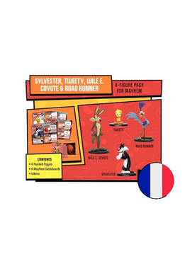 Looney Tunes: Mayhem - Ensemble de 4 Figurines (FR)