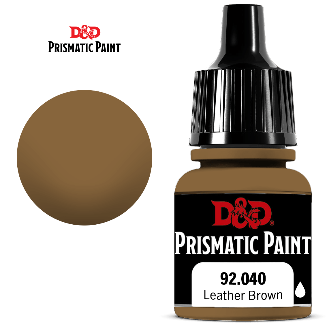 D&D Prismatic Paint: Leather Brown (8 ml)