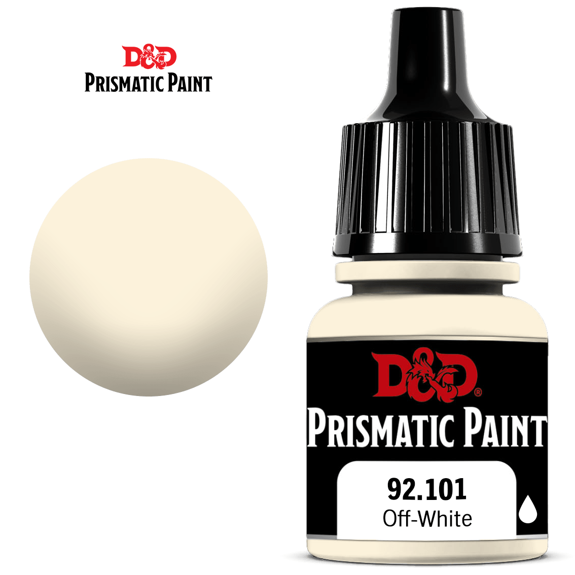 D&D Prismatic Paint: Off-White (8 ml)