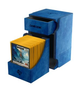 Deck Box: Watchtower Convertible Blue (100ct)