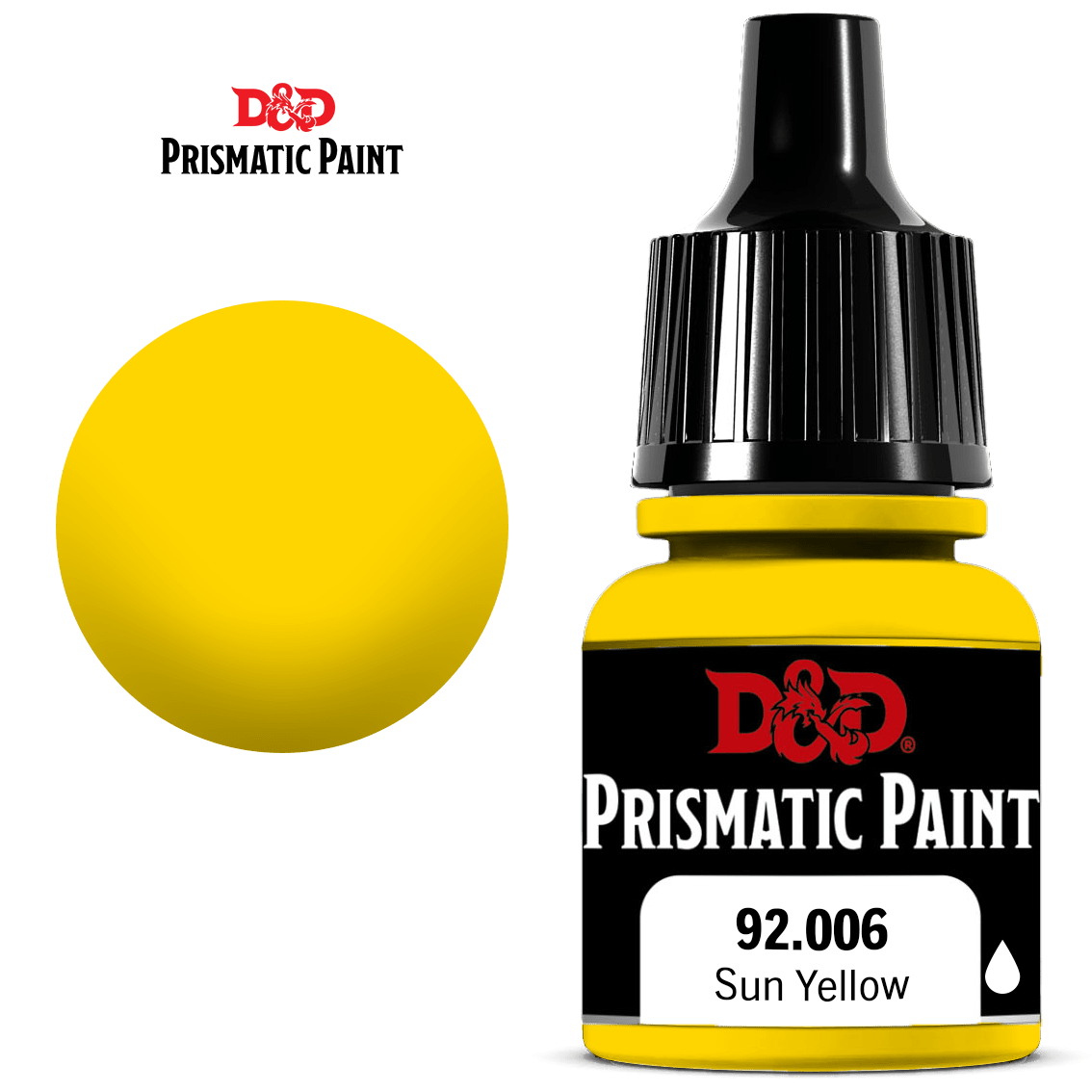 D&D Prismatic Paint: Sun Yellow (8 ml)