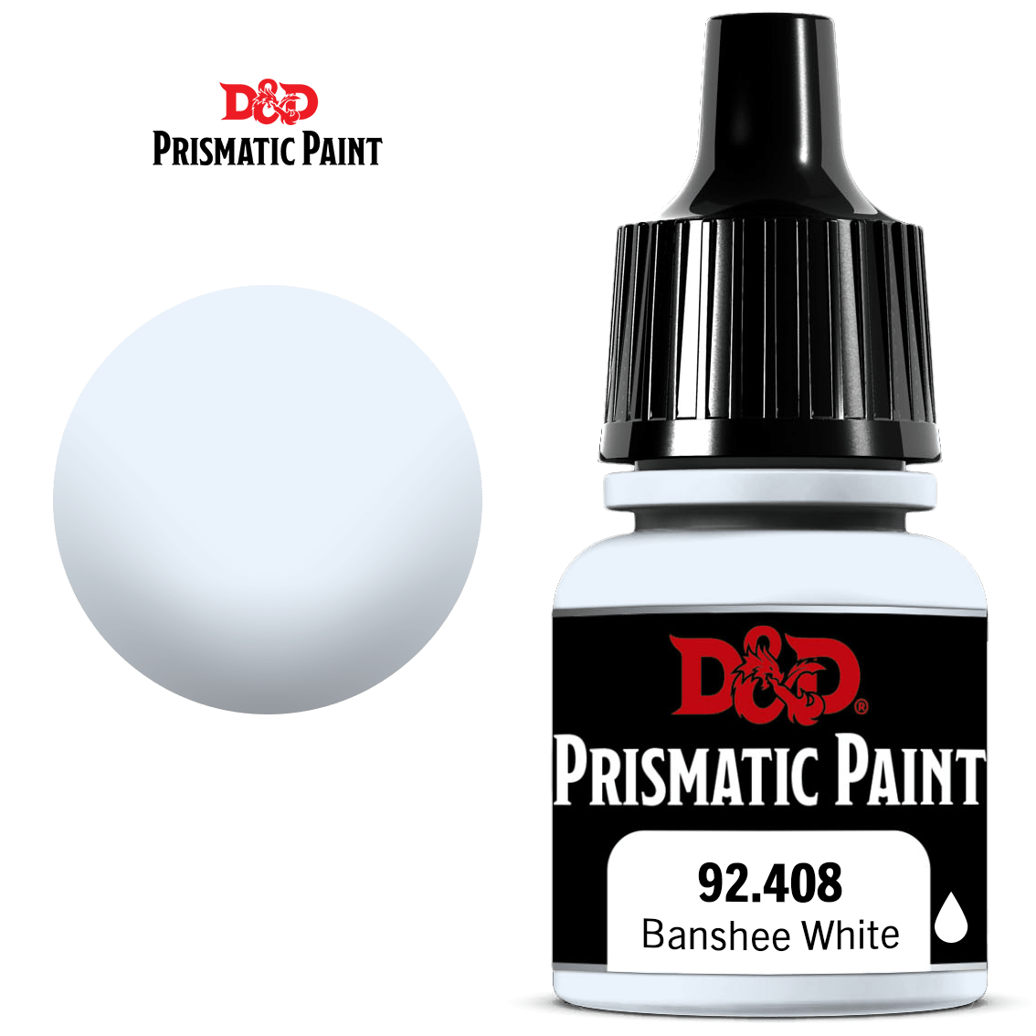 D&D Prismatic Paint: Banshee White (8 ml)