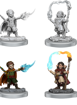 D&D NMM Unpainted Wave 20: Halfling Wizards