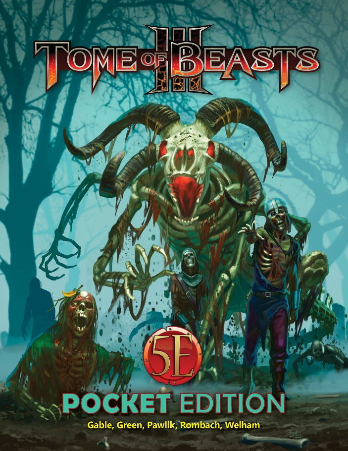 Tome of Beasts 3 for 5th Edition: Pocket Edition (HC)