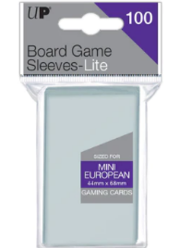 Sleeves: Lite Mini European Board Game Sleeves 44mm x 68mm (100ct)