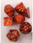 20414 Scarab: 7Pc Scarlet / Gold