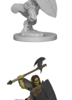 PF Unpainted Minis: Half-Orc Female Barbarian