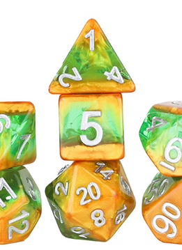 7 Die Set: Diagonal Slick Rain Forest