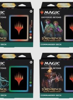 MTG - (Set of 4) - Universes Beyond - The Lord of the Rings: Tales of Middle-Earth Commander Decks