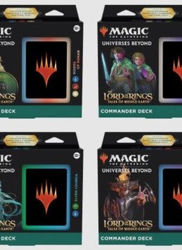 MTG - (Set of 4) - Universes Beyond - The Lord of the Rings: Tales of Middle-Earth Commander Decks