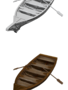 D&D Unpainted Miniatures: Wave 18: Rowboat & Oars