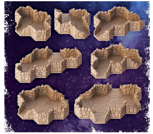 Masters of the Universe: 3D Pack - Ruins Set KS