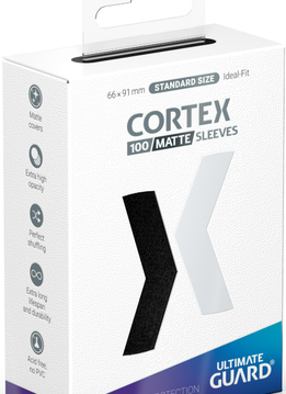 UG Sleeves: Cortex Standard Matte Black (100)