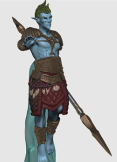 D&D Nolzur's Marvelous Unpainted Miniatures: Wave 20: Sea Elf Fighters