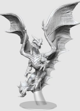 D&D Icons of the Realms: Unpainted Adult Copper Dragon