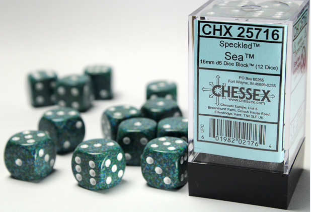 25716 Speckled 12D6 Sea