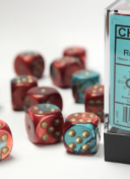 26662 Gemini 12D6 Red-Teal/Gold 16Mm