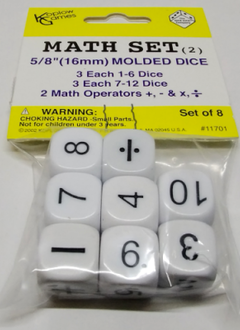 Kit de dés maths (2)