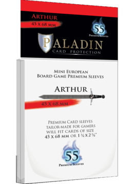 Sleeves: Paladin Arthur 45x68mm (55ct)