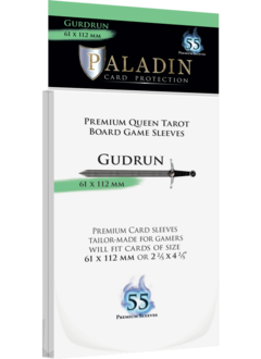 Sleeves: Paladin Gudrun 61x112mm (55)