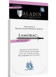 Sleeves: Paladin Lamorac 70x110mm (55ct)