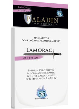 Sleeves: Paladin Lamorac 70x110mm (55ct)