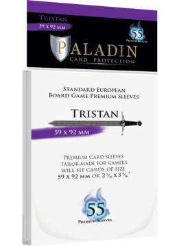 Sleeves: Paladin Tristan 59x92mm (55)