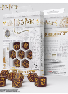 Harry Potter Gryffindor Modern Dice - Red