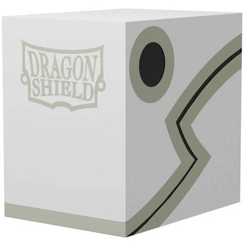 Dragon Shield Double Shell White/Black Deck Box