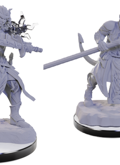 D&D NMM Unpainted Wave 22: Tiefling Warlocks