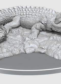 WizKids Deep Cuts Unpainted Miniatures: Wave 21: Giant Crocodile