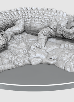 WizKids Deep Cuts Unpainted Miniatures: Wave 21: Giant Crocodile