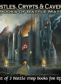 Book of Battle Mats: Castle Crypts and Caverns