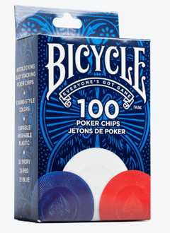 Bicycle 2 Gram Plastic Poker Chips (100ct)