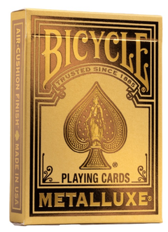 Bicycle Deck - Metalluxe Holiday Gold