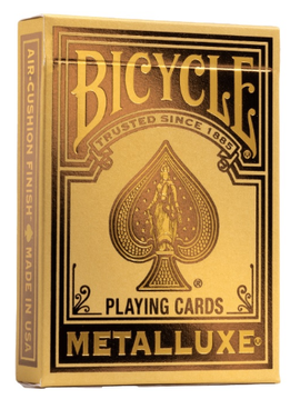 Bicycle Deck - Metalluxe Holiday Gold