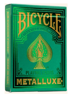 Bicycle Deck - Metalluxe Holiday Green