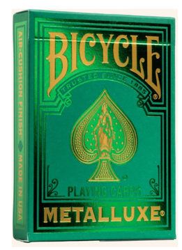 Bicycle Deck - Metalluxe Holiday Green