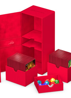 UG Twin Flip N Tray Deck Case - Monocolor Red 266+