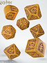 Dés Harry Potter - Set de 7 Gryffindor Dorés