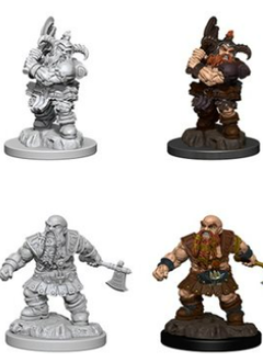 D&D Unpainted Minis: Wave 6 Male Dwarf Barbarian