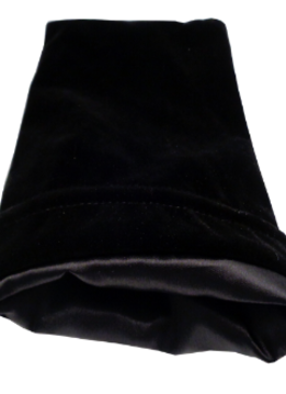 Large Dice Bag Velvet Black