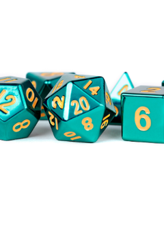 Dice Set: Metal 7-Set Turquoise