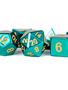 Dice Set: Metal 7-Set Turquoise