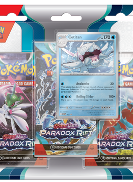 Pokemon SV4: Paradox Rift - 3-Pack Blister